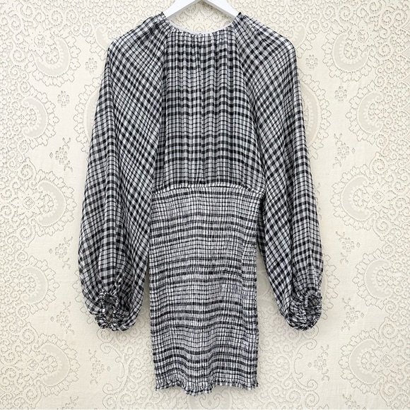 C/MEO Collective Stealing Sunshine Checked Dress - Picture 5 of 16